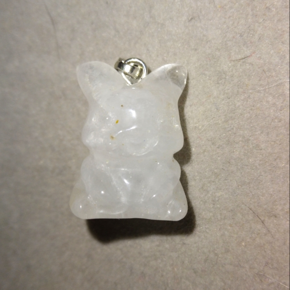 Crystal Pikachu pendant #1